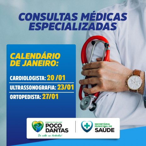 Prefeito Itamar anuncia realização de consultas médicas especializadas para Poço Dantas